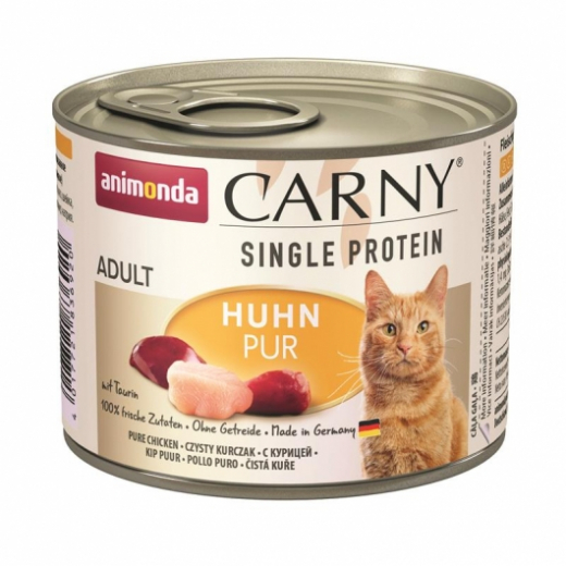 Animonda Cat Dose Carny Adult Single Protein Huhn 200g Verkauf nur in Verpackungseinheiten á 6 .