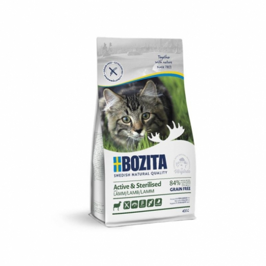 Bozita Active & Sterilised Grain free Lamb - 400 g